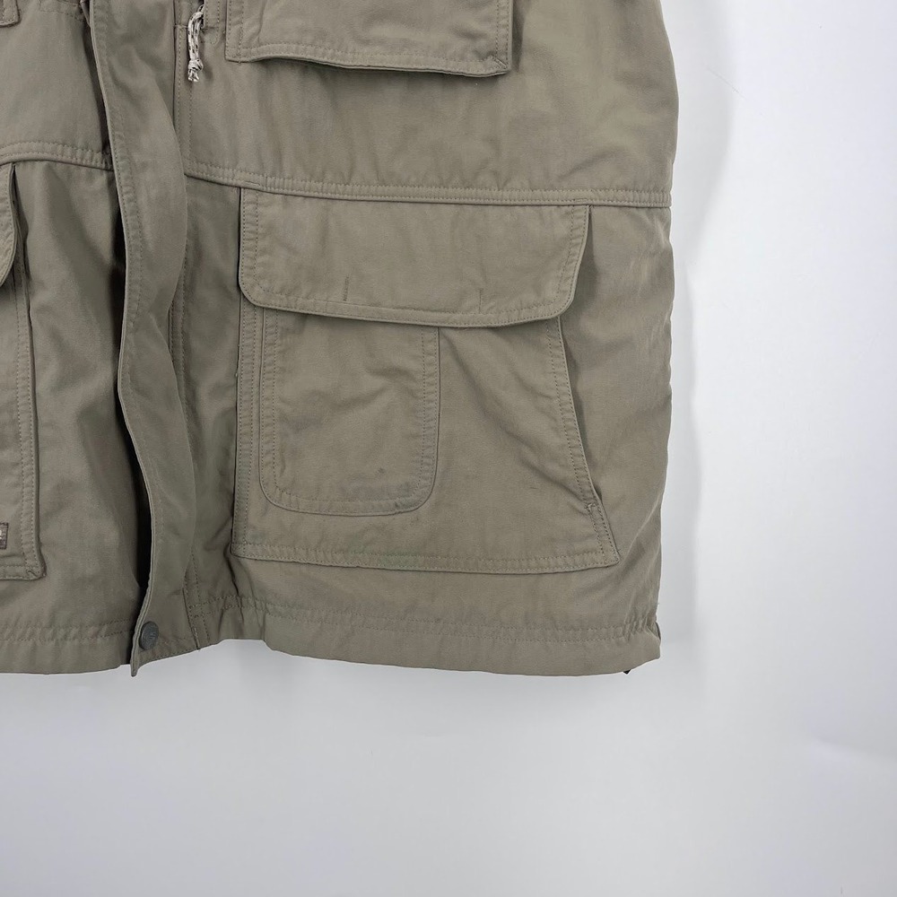 Columbia GRT Mens XXL Olive Green Multi-Pocket Utility Fishing Hiking Gear Vest - Picture 6 of 14